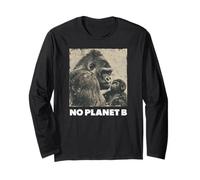 Gorilla, No Planet B, Protezione Ambientale, Gorilla Maglia a Manica