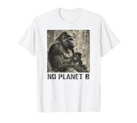 Gorilla, No Planet B, Protezione Ambientale, Gorilla Maglietta