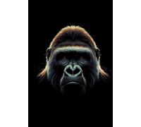 Gorilla notebook. Gorilla journal. Gorilla notebooks. Gorilla diary. Gorilla notepad. Art journal. 100 Lined Pages for Creative Writing and Creative Drawing.