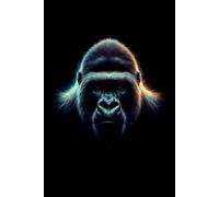 Gorilla notebook. Gorilla journal. Gorilla notebooks. Gorilla diary. Gorilla notepad. Art journal. 100 Lined Pages for Creative Writing and Creative Drawing.