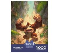 Gorilla Puzzle 1000 Pezzi Idea Regalo Uomo E Donna Immagine Dipinta, Intrattenimento Creativo Puzzle Classico Per Adulti E Bambini Dai 14 Anni70x50cm/1000pcs