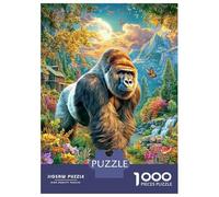Gorilla Puzzle 1000 Pezzi, Jigsaw Puzzle Ad Alta Difficoltà Regali Per Adulti E Adolescenti, Home Giochi 52x38cm/1000pcs