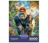 Gorilla Puzzle 1000 Pezzi, Puzzle Impossibile 1000 Pezzi, Gioco Di Sfida Intellettuale 52x38cm/1000pcs