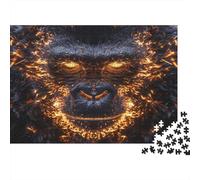 Gorilla Puzzle Impossibili 1000 Pezzi Abstract Art Decorazione Per La Casa. Rilassamento E Intelligence Per Adulti E Ragazzi Da 14 Anni 1000pcs (75x50cm)