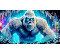 gorilla Puzzle impossibili 1000 Pezzi Decorazione per la casa. Rilassamento e Intelletto per adulti e ragazzi da 14 anni 38x26cm/1000pcs