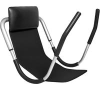 GORILLA SPORTS® Ab Trainer per Addominali con Supporto Lombare | Ab roller con tappetino, poggiatesta e maniglie imbottite antiscivolo, per allenare addominali e schiena a casa