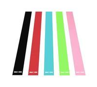 GORILLA SPORTS® Bande Elastiche - 5 Livelli di Resistenza e 2 Lunghezze 120 cm / 200 cm, Spessore 0,25 mm - 0,65 mm, in Lattice - Fasce Resistenza, Fasce Elastiche, Bande Fitness