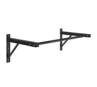 GORILLA SPORTS® Barra per Trazioni - da Muro, 121 x 61 x 40 cm, Carico Massimo 150kg, Antiscivolo, in Acciaio, Nero - Pull up Bar, Sbarra da Parete, Chin Up, Allenamento, Addominali, Fitness, Palestra