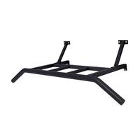 GORILLA SPORTS® Barra per Trazioni Multi-Grip da Muro, 30 mm, Max 150 kg | Pull up bar in acciaio con impugnature zigrinate antiscivolo, più prese, materiale di montaggio incluso, 122 x 51 x 34 cm