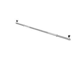 GORILLA SPORTS® Bilanciere - Lunghezza 120 cm, Diametro 30 mm, Dritta, con 2 Chiusura a Vite, Carico Massimo 180 kg, Dritto, Cromato - Barra Bilanciere, Sollevamento Pesi, Sbarra, Fitness