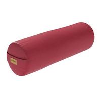 GORILLA SPORTS® Bolster Yoga - Ø20 cm, Rivestimento in Cotone Lavabile, Ripieno di Farro, Maniglia di Trasporto, Colore a Scelta - Cuscino Yoga, Rullo per Yoga, Supporto Meditazione