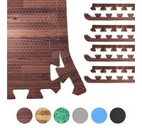 GORILLA SPORTS® Bordi per Tappeto da Fitness - 8 Pezzi, 60cm lungo, Spessore 1,2cm, Schiuma EVA, Antiscivolo, Colore a Scelta - Tappetino, Materassino per Palestra, ad Incastro, Tappetini Puzzle