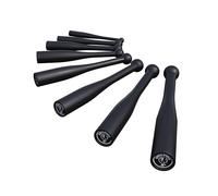 Gorilla Sports® Clubbell - 2/4 / 6/8 / 10/12 / 15/20 kg Peso, Singolo o Set, in Acciaio, Nero - Mazza da Allenamento, Macebell, Steel Power Clubs, Bell Club, Clave