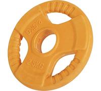 GORILLA SPORTS® Dischi Palestra - 1.25-25 kg Pesi in Ghisa, Gommati, Tre Fori, Ø 50/51 mm - Dischi Bumper, Powerlifting, Weights, Gym Home, Palestra, Bodybuilding, Kit Solleva Pesi, Sollevamento