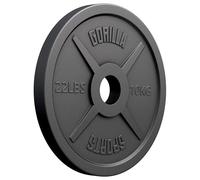 GORILLA SPORTS® Dischi Palestra - Set 30 kg/Disco Singolo, Olimpici, Ghisa, Ø50/51mm - Pesi Bilanciere, Manubri, Bodybuilding, Peso, Olimpionici, Powerligitng, Palestra Casa, Fitness, Braccia