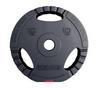 Gorilla Sports® Dischi Pesi Olimpici - 1,25kg, 2,5kg, 5kg, 10kg, 15kg, 30kg, Singolo/Set, Foro 50 mm, con Manico, Tri-Grip, Rivestiti in Plastica - Piastre per Bilancieri, Manubri, Palestra
