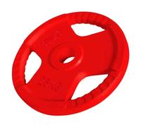 GORILLA SPORTS® Dischi Pesi - Singolo 1.25kg - 25 kg o Set 30 kg, Foro 50mm, in Ghisa, Rivestimento in Gomma - Disco Peso, Piastre per Bilanciere, Manubri, Allenamento, Fitness, Bodybuilding, Palestra