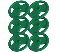 GORILLA SPORTS® Dischi Pesi - Singolo 1,25kg - 25kg o Set 30kg, Ø30mm, in Ghisa, Rivestimento in Gomma - Disco Peso, Piastre per Bilanciere, Manubri, Allenamento, Sollevamento, Palestra, Casa, Fitness