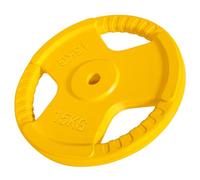 GORILLA SPORTS® Dischi Pesi - Singolo 1,25kg - 25kg o Set 30kg, Ø30mm, in Ghisa, Rivestimento in Gomma - Disco Peso, Piastre per Bilanciere, Manubri, Allenamento, Sollevamento, Palestra, Casa, Fitness