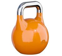 Gorilla Sports® Kettlebell - da Competizione, Peso a Scelta 8-36 kg, Singolo o Set, con Maniglia, Antiscivolo, Acciaio, in 8 Colori - Pesi, Manubrio a Palla, Peso per Palestra, Fitness, Allenamento