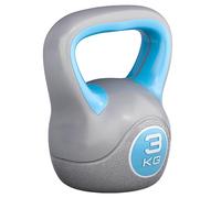 Gorilla Sports® Kettlebell - Peso a Scelta 2-20kg, Singolo o Set, con/Senza Rack, in Plastica e Cemento, in Colori - Peso Sfera, Manubrio a Palla, Rastrelliera, per Palestra, Allenamento, Fitness