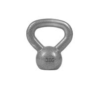 GORILLA SPORTS® Kettlebell - Peso a Scelta 2-32 kg, Singolo/Set, con Maniglia, Ghisa, Nero/Argento - Peso per Palestra, Manubri, Pesi Sfera, Allenamento della forza, Esercizi, Fitness, Casa