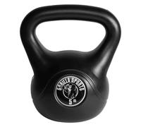 GORILLA SPORTS® Kettlebell - Singolo 2-20kg o Set da 17kg, 24kg, 30kg, 113kg, Rivestimento in Plastica, Nero - Peso Sfera, Manubri, Pesi con Maniglia, Ergonomica, Palestra, Fitness, Allenamento
