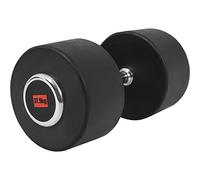 Gorilla Sports® Manubri Palestra - Fissi, Peso a Scelta 2,5-50kg, Singolo o Coppia, con/Senza Porta, Ghisa, Rivestimento in Gomma, Impugnatura Antiscivolo, Cromata - Pesi Palestra, Dumbbells