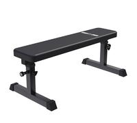 GORILLA SPORTS Panca per pesi, regolabile, portata fino a 200 kg, in acciaio - Panca piatta, panca da allenamento, panca fitness, panca per pancia, panca addominale, panca a spinta, attrezzi per il