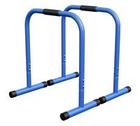 GORILLA SPORTS® Parallele dip - Altezza 73 cm, Impugnature Imbottite, Carico Max. 200 kg, in Acciaio - Dip Barre, Fitness Parallettes, Push Up Stand, Maniglie per Calisthenics, Allenamento, Palestra