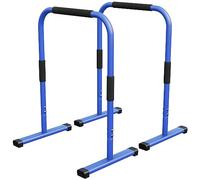 GORILLA SPORTS® Parallele Dip - Set di 2, 68x45x94 cm, in Acciaio, Carico Max. 200kg, Antiscivolo, Colore e Scelta - Dip Station, Parallettes, Dip Bars, Push Up Dip Stand, Fitness, Calisthenics