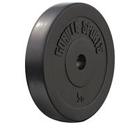 GORILLA SPORTS® Pesi Palestra - Disco Singolo: 1,25-15 kg o Set: 27,5/30 kg, 31 mm, Plastica - Dischi Palestra, Bumper, Bodybuilding, Peso, Sollevamento con Bilanciere e Manubri, Powerlifting