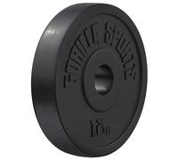 GORILLA SPORTS® Pesi Palestra - Disco Singolo: 1,25-15 kg o Set: 27,5/30 kg, 31 mm, Plastica - Dischi Palestra, Bumper, Bodybuilding, Peso, Sollevamento con Bilanciere e Manubri, Powerlifting