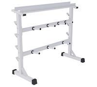 GORILLA SPORTS® Porta Pesi Palestra - per Manubri, Bilancieri, Dischi da 30/31mm, Max 400 kg, Colore a Scelta - Rastrelliera Pesi, Rack Palestra in Casa, Porta Dischi, Attrezzi, Attrezzatura