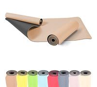 GORILLA SPORTS® Tappetino Fitness - 180 x 60 cm, Spessore 6 mm, Antiscivolo, in TPE, Colore a Scelta - Tappeto Palestra, Materassino, Yoga Mat, per Ginnastica, Pilates, Casa, Esercizi, Allenamento