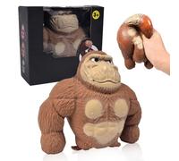 Gorilla Stress Relief Toy, Anti Anxiety Squishy Monkey, Soft Entertainment and Decompressione (Gorillas) Brown