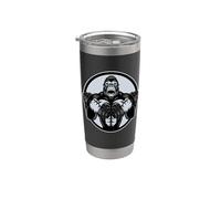 Gorilla Strong - Gorilla Maschio - Capo Anello Scimmia Bicchiere termico in acciaio inox doppia parete