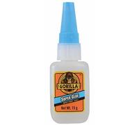 Gorilla Super Colla 15g Liquido Formula Gomma Rinforzato Blu Top Metal Legno Fix