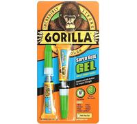 Gorilla Super Colla Gel 2 X 3g Legno Metallo Pelle Gomma Plastica Carta Fast Dry