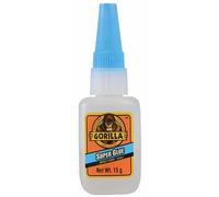 Gorilla Super Glue 4044201 Colla Liquida Rinforzata Gomma Blu 15g