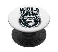 Gorilla Team Fierce Bianco e Nero PopSockets PopGrip Adesivo