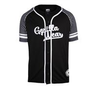 GORILLA WEAR 82 Baseball Jersey - Black - S