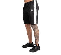 GORILLA WEAR Benton Track Shorts Pantaloncini, Nero, L Uomo