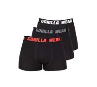 Gorilla Wear Boxershorts 3-Pack - Black - 4XL