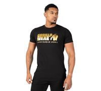 GORILLA WEAR Classic T-Shirt - Black/Gold - M