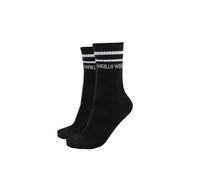 GORILLA WEAR Crew Socks 2-Pack - Black - EU 43-46