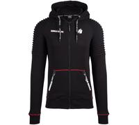 Felpa con cerniera a cappuccio Gorilla Wear Georgia Noir M