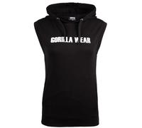 Felpa da donna senza maniche con cappuccio Gorilla Wear Virginia Noir M