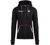 Felpa con cerniera a cappuccio Gorilla Wear Georgia Noir 2XL