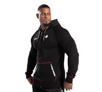 GORILLA WEAR Georgia Zipped Hoodie - Black - XL